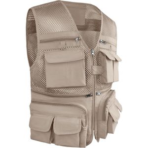 Chaleco de Seguridad Informal de Malla Transpirable con Múltiples Bolsillos y Cierre de un Solo Botón, Precio de Fábrica al por Mayor para Mujer/Hombre - Product Image 3