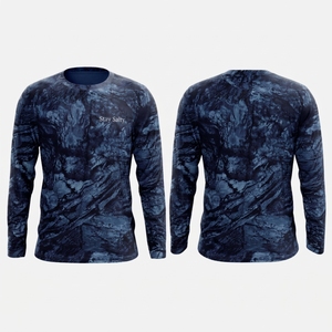 Camiseta de Pesca Personalizada con Protección Solar UPF 50+ y Protección UV, Manga Larga para Hombre, Verificada por Trade Assurance - Product Image 1