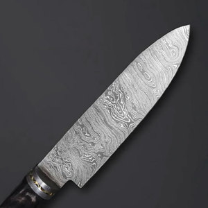 Cuchillo de cocina profesional de acero de Damasco para carne, verduras y frutas con uso duradero. - Product Image 5