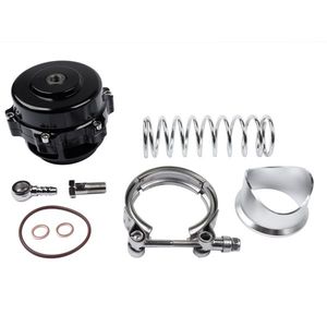 Valvola Blow-Off BV50 Serie 50mm BOV Compatibile con Flangia TIAL Q V-Band Nera Molla 6 PSI Nuova per Modelli Motore Auto A3 Golf Quattro - Product Image 1