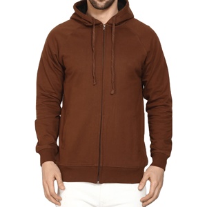 Sweat à capuche zippé streetwear pour homme, 480 GSM, en coton et polyester, molleton épais, veste décontractée à capuche, fabrication OEM, marque privée - Product Image 5