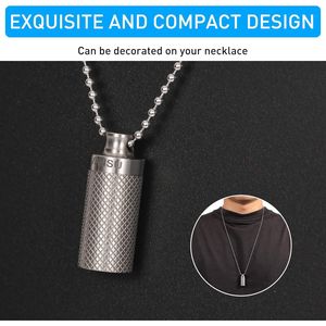 Contenitore Portapillole Impermeabile in Titanio, Portatile per Viaggi e Campeggio, Ideale per Uso Promozionale - Product Image 2