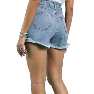 Floral Embroidered Denim Shorts High Waisted Sunflower Print <b>Jean</b> Bottoms <b>Ladies</b> Trendy Summer Outfit - Product Image 2