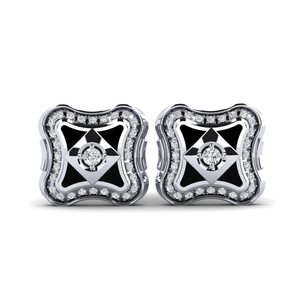Custom 9K Gold <b>Cufflinks</b> for Men Personalized Fine Jewelry <b>Shirt</b> Accessories Wedding Anniversary Birthday and Gift - Product Image 1