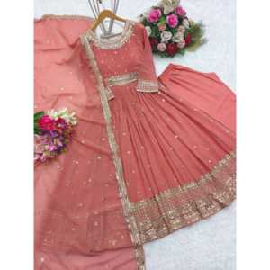 Vestido de fiesta de mujer de diseñador con Conjunto elegante de Pent y Dupatta - Product Image 4