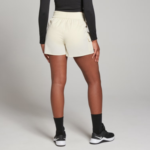 Shorts Deportivos Cargo para Mujer, Venta al Por Mayor, Logotipo Personalizado, Cintura Alta, Bolsillos con Cierre, Shorts para Gimnasio, Correr y Entrenamiento, Ropa Deportiva Femenina OEM - Product Image 2