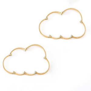 Artes decorativas de pared con forma de nube de ratán, accesorios decorativos para el hogar, elección popular, arte decorativo para habitación de bebé. - Product Image 1