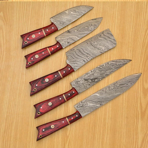 ชุดมีดเชฟเหล็กดามัสกัส ระดับมืออาชีพ เหมาะสำหรับเชฟ ร้านอาหาร และสตูดิโอทำอาหาร - Product Image 6