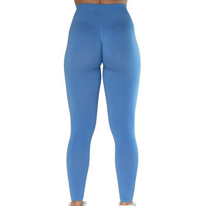 Leggings de yoga de alta calidad para mujer, pantalones de yoga de cintura alta hechos a medida, leggings ajustados para mujer con servicio OEM. - Product Image 6