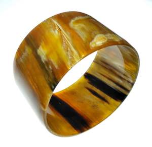 Anillo y Porta Servilletas de Diseño Moderno en Forma de Cuerno para Decoración de Mesa, Cuerno de Búfalo Negro para Eventos y Fiestas a Precio Competitivo - Product Image 2