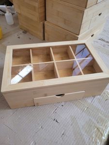 Eco-friendly bamboo <b>Storage</b> <b>Box</b> for Accessories Stationery Vietchoice - Product Image 5