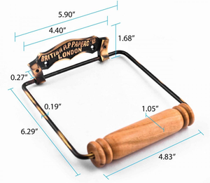 <b>Toilet</b> Paper <b>Holder</b> <b>Stand</b> Wall Mount 7 Inch Brass <b>Toilet</b> Paper <b>Roll</b> <b>Holder</b> With Mounting Hardware Bathroom Tissue <b>Holder</b> - Product Image 2