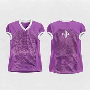 Camiseta de Fútbol Americano para Hombre con Cuello en V, Material de Impresión por Transferencia de Calor, 100% Poliéster, por RIVIAN ATLANTIC - Product Image 1