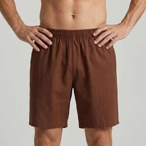 Shorts de bain pour hommes à séchage rapide, imperméables, avec cordon de serrage à la taille, vente en gros OEM - Product Image 4