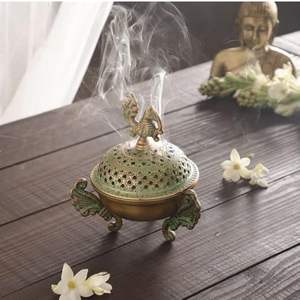 Brûleur d'encens décoratif en métal pour table basse, étagère, décoration religieuse, écologique, fait main, naturel, à bas prix M/S SHAAD - Product Image 5