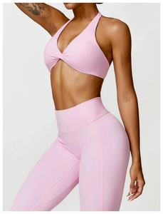 RTS Wholesale Price Top Quality Custom Made <b>Bra</b> And Leggings Stretch Seamless Comfortable Activewear Yoga Set For Women AS-YS-<b>30</b> - Product Image 4