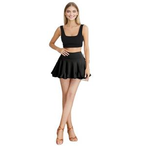 Jupe Hula Pa'u en satin à imprimé floral bleu, style décontracté naturel, accessoires pour femmes, décoration pour fête de danse hawaïenne - Product Image 6