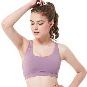 2026 Hot Sale High Quality Female Gym Fitness Crop Top Sports Bra Yoga Fitness One Shoulder Crop Sports Bra Plus Size Backless - Product Image 1