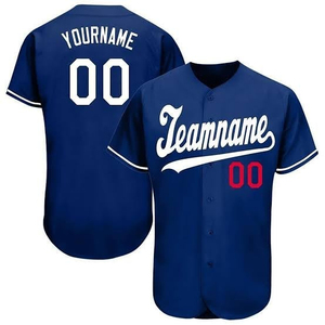 Ensembles d'uniformes de baseball personnalisés couleur unie, vêtements de sport, maillots à boutons, t-shirts et pantalons respirants à séchage rapide, grandes tailles – Vente chaude - Product Image 5
