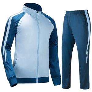 OEM Men Winter Casual <b>Polyester</b> <b>Tracksuit</b> Set Zip Jacket Jogger Pants Lightweight Quick Dry Sportswear Gym Activewear Bulk Sale - Product Image 1