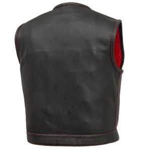 Chaleco de Cuero para Hombre de Diseño Superior, Chaleco Cálido de Invierno, Chaqueta de Cuero Transpirable, Chaleco de Piel de Oveja para Uso en Exteriores - Product Image 5