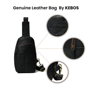 Elegante Bolso de Pecho de Cuero Genuino para Viajes y Actividades Diarias Disponible a Precio de Exportación - Product Image 6