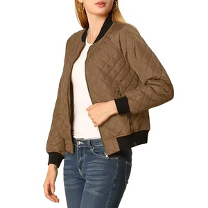 Veste pour femmes Offre Spéciale dernière conception qualité à la mode femmes blouson aviateur fabricant d'usine broderie femmes veste - Product Image 4