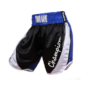 Durable <b>Athletic</b> Boxing Shorts Custom Team Logo Fight Shorts Moisture Wicking Sportswear For Match Competition - Product Image 2