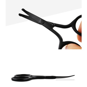 Ciseaux de sécurité de luxe en acier inoxydable pour droitiers, lame tranchante, manche moyen - Product Image 4
