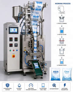 Mineral <b>Water</b> <b>Pouch</b> Filling Machine - Product Image 1