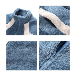 Vestes en polaire Sherpa pour hommes, design personnalisé, style streetwear, vêtements d'extérieur, vestes en polaire Sherpa de haute qualité pour hommes - Product Image 2