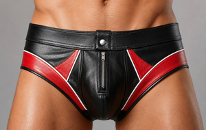 Caleçons Boxers Homme en Cuir Véritable Sportifs Athlétiques Sous-vêtements Personnalisables Logo OEM ODM Vente en Gros Premium Écologiques Anti-bactériens - Product Image 2