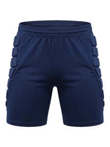 Men's High Street Padded Shorts Mid <b>Waist</b> Elastic <b>Waist</b> Breathable Quick Dry Anti <b>Slip</b> Solid Color Casual Sportswear - Product Image 4