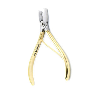 Pince dentaire orthodontique professionnelle Dela Rosa plaquée or pour la mise en forme des fils orthodontiques en acier inoxydable - Product Image 3