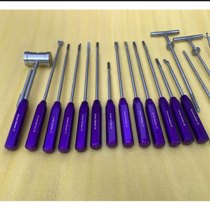 Ensemble d'instruments pour l'élimination du ciment orthopédique pour la chirurgie du genou, de la hanche et de l'épaule, en acier inoxydable allemand, réutilisable et autoclavable - Product Image 5