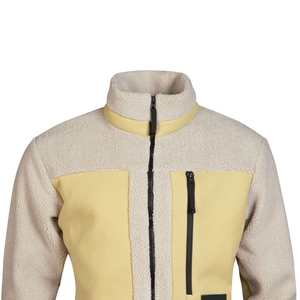 Men's <b>Fleece</b> <b>Jacket</b> Stand Collar Color Blocking Zipper Closure Windproof <b>Thick</b> Sherpa Lining Winter Casual Outdoor Wear - Product Image 2