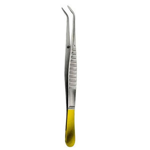 Pinces en acier inoxydable de qualité supérieure, courbées, pour usage dentaire professionnel, certifiées CE ISO, par Grip Surgical, vente en gros directe usine. - Product Image 4