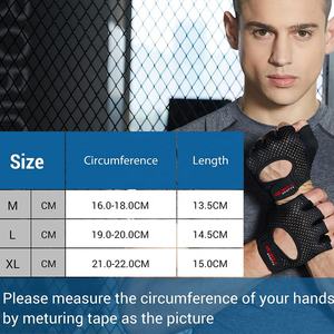 Guantes de gimnasio para levantamiento de pesas para hombre y mujer, con tela transpirable, antideslizante, de silicona, almohadilla de protección de Palma y agarre Extra - Product Image 5