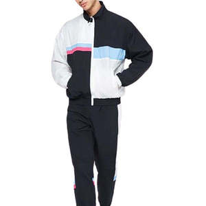 OEM Men Plus Size Printed Solid Color <b>Wind</b> <b>Breaker</b> High Quality Tricot Windproof Warm Nylon Waterproof Lightweight Tracksuit - Product Image 1