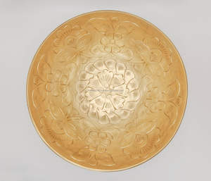 Artisanat moderne écologique grand bol de fruits décoratif en métal nouveauté pétoncle bord vague conception cuisine décor à la maison - Product Image 6