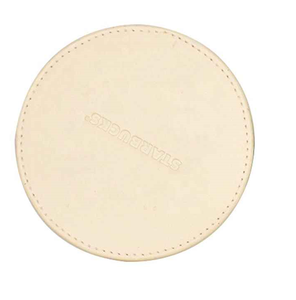 Sous-verres ronds en cuir personnalisés - Sous-verres de bar avec logo personnalisé pour la maison, les restaurants et les cadeaux promotionnels - Product Image 4