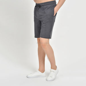 Pantalones cortos de gimnasio de lana de felpa de alta calidad para hombre, traje de jogging de verano personalizado con decoración de patrón, estilo informal - Product Image 4