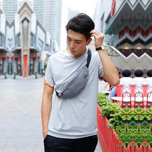 Bolsa de Cintura Bagnex Casual y Funcional de Poliéster, con Cierre de Cremallera, Forma de Almohada, para Dinero y Teléfono, Unisex, Resistente - Product Image 3