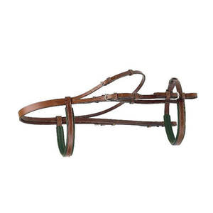 Brida de Cuero Genuino de Alta Calidad con Costuras Decorativas para Caballos, Profesional para Carreras, Equitación, Entrenamiento y Uso Diario - Product Image 3