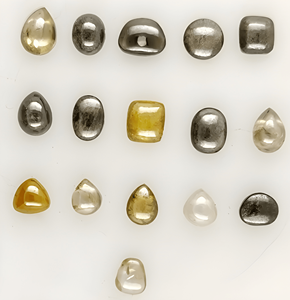 RCK Global - Lote de Diamantes Naturales Sueltos al 100%, Corte Rosa, Gris, Amarillo, Blanco, Corte Excelente, Claridad VVS1-SI2, 1 Quilate, MOQ - Product Image 1