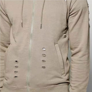 Nuevo Diseño Moderno, Personaliza tu Propio Logotipo, Chándal de Invierno para Hombre, Talla Grande, con Capucha, 100% Algodón, con Sudadera, Muy Cálido, Estilo Desgastado - Product Image 6