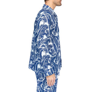 Conjunto de Pijamas de Satén para Hombre, Transpirable, Suave, de Manga Larga, Dos Piezas, para Adultos y Jóvenes, Ropa de Dormir para Primavera y Otoño - Product Image 3