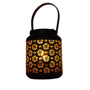 Meilleure vente T porte-lumière suspendu papillon porte-lampe à thé béton luxe bougie conteneur rond Unique bougie pot en verre - Product Image 3