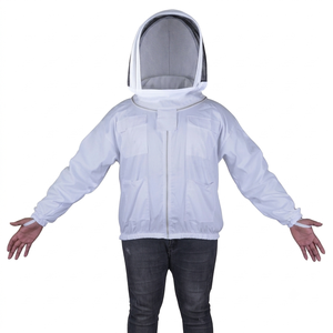 Combinaison d'apiculture personnalisée pour homme, logo brodé sur mesure, fermeture éclair, sans manches, légère, vêtements de travail de protection - Product Image 2