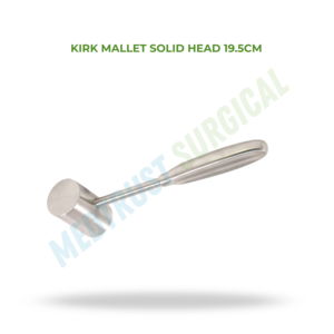 Martillo Kirk de cabeza sólida de 19.5 cm de acero inoxidable para cirugía ortopédica, instrumento para cirugía ósea - Product Image 2